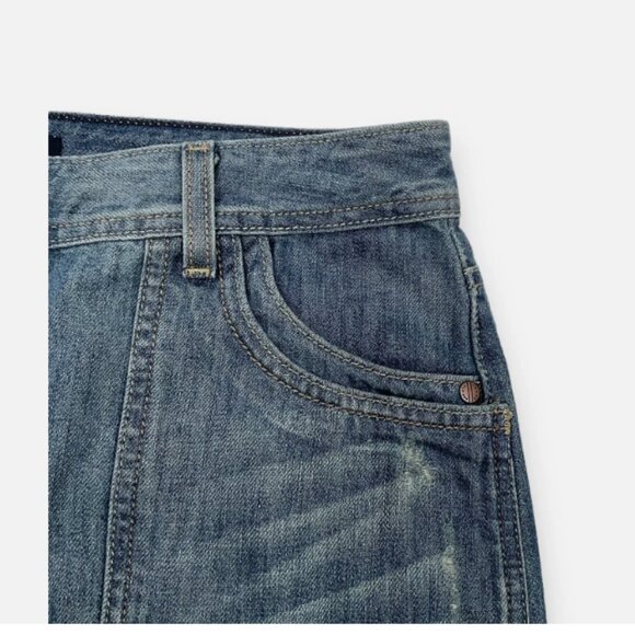 Tommy Hilfiger Womens Blue Button Front Mini  Denim Skirt/Size 6/NWOT - Picture 3 of 4